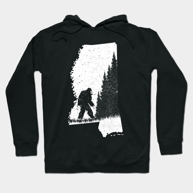 Mississippi Bigfoot Hoodie by Tesszero